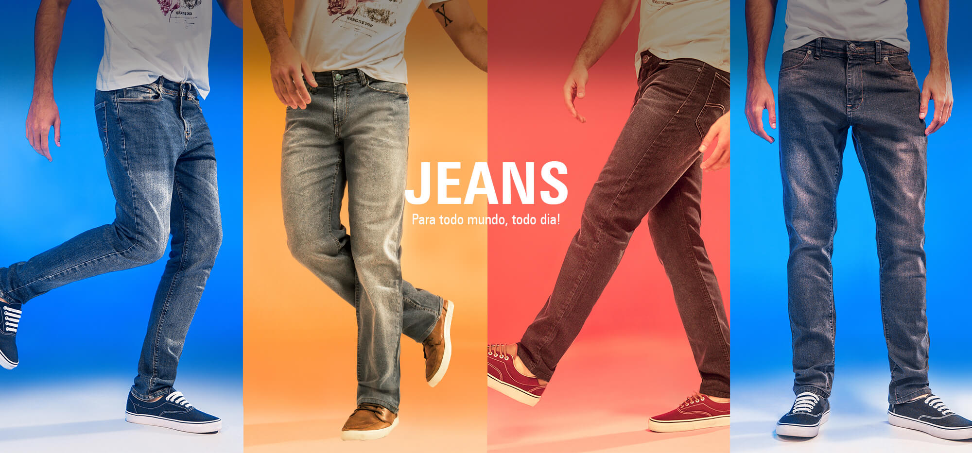JEANS COLORIDO - CLARO