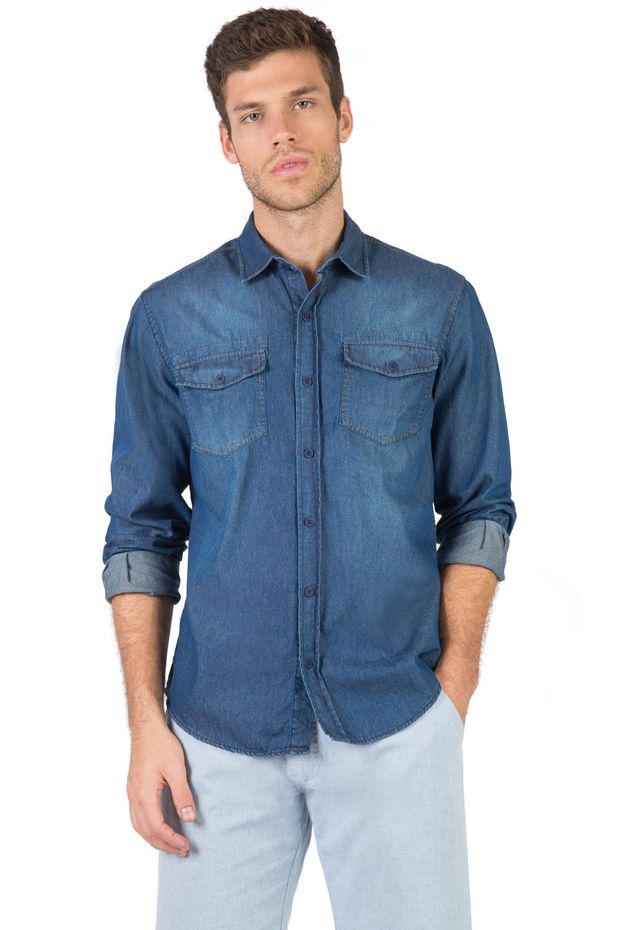 jaqueta jeans masculina taco