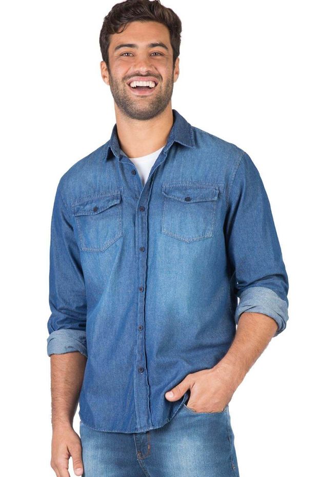 jaqueta jeans masculina taco