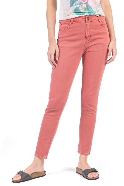 calça jeans colorida feminina