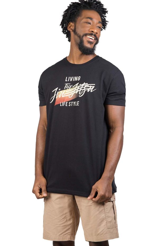 T Shirt Estampada Living Jiu Jitsu Preta Taco T Shirt Estampada Living Jiu Jitsu Preta Taco