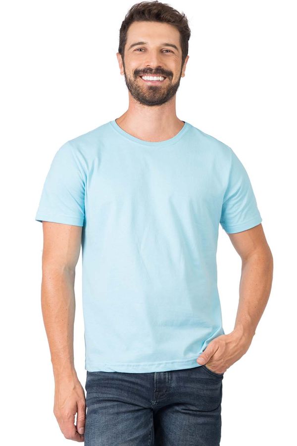 T-Shirt Básica Fit Azul Claro Azul Claro/G