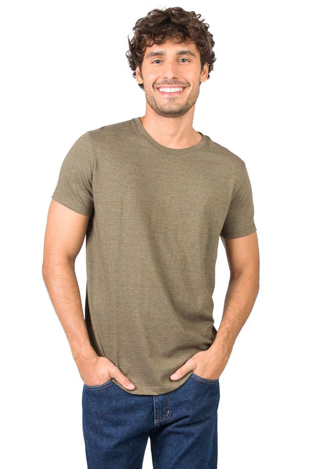 T-Shirt Básica Premium Color Fit Verde Musgo VERDE MUSGO/P