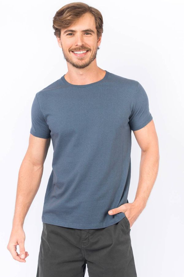 T-Shirt Básica Premium Fit Azul Jeans AZUL JEANS/M