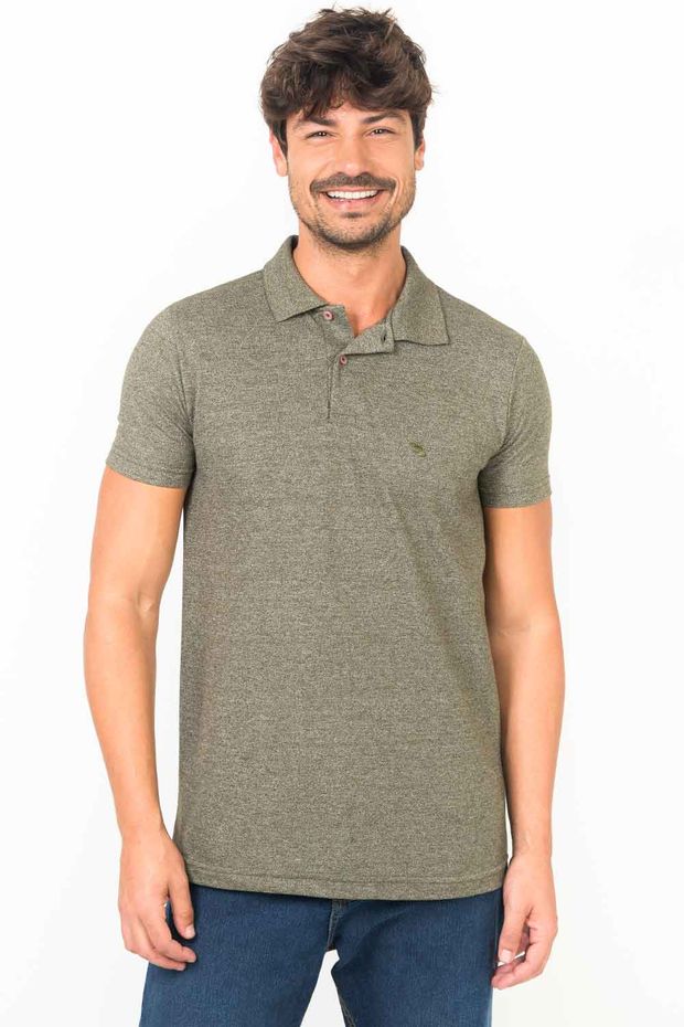 Polo Básica Piquet Verde Musgo VERDE MUSGO/P