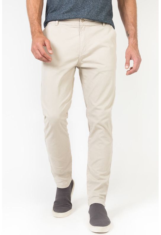 Calça Chino Jogger Flex Verde Militar