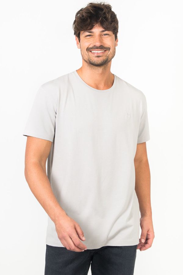 T-Shirt Básica Premium Pima Cinza CINZA/GG