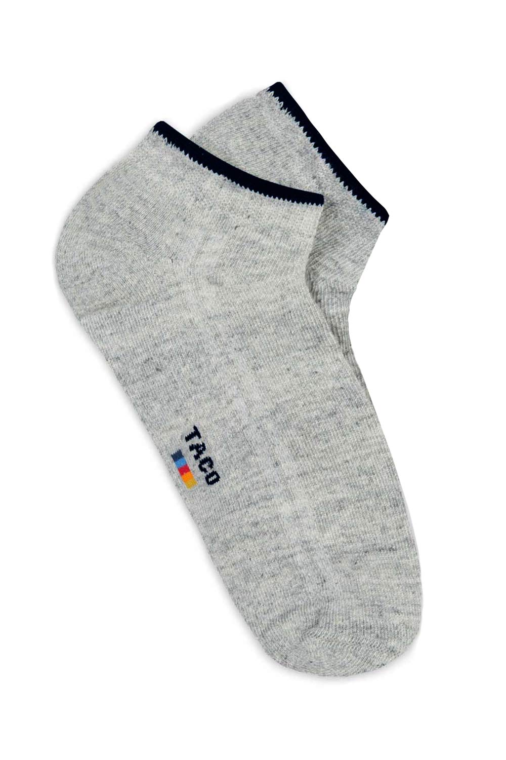 Meia Cano Curto Cinza