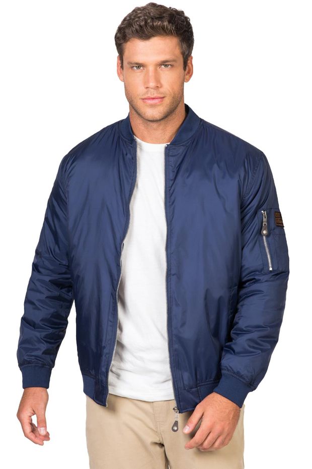 Jaqueta Bomber Azul Marinho AZUL MARINHO/GG