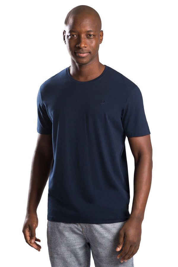 T-Shirt Básica Premium Pima Azul Marinho AZUL MARINHO/M