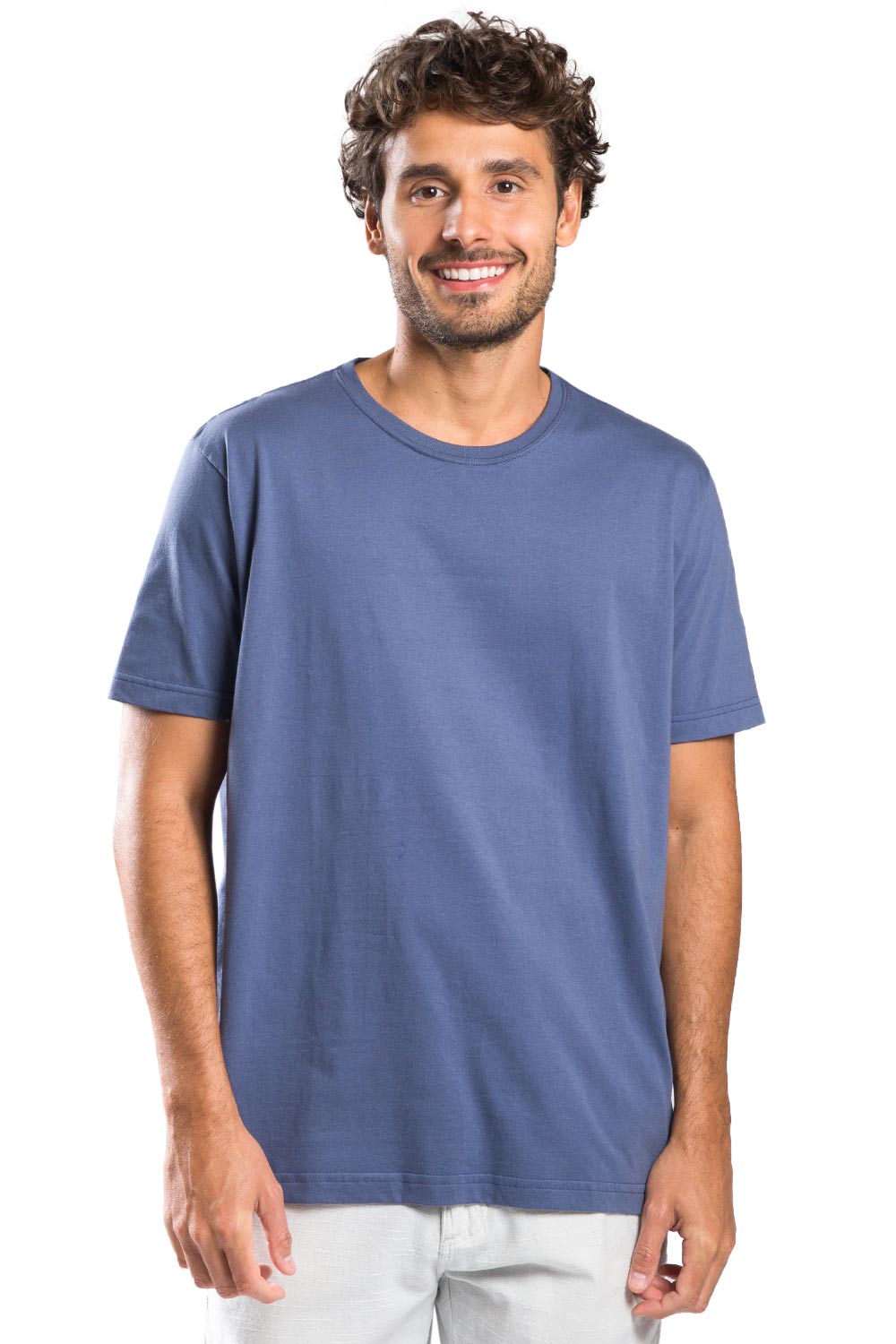 T-Shirt Básica Comfort Azul Jeans