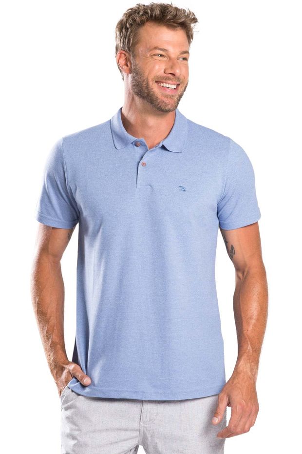 Polo Básica Piquet Azul AZUL/P