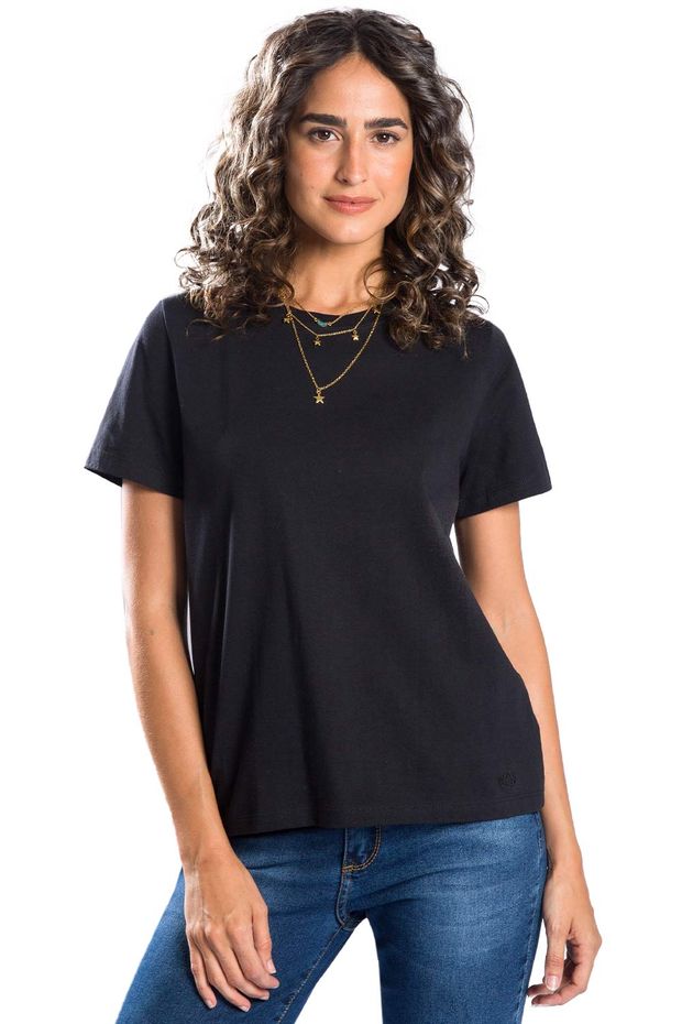 Blusa Básica Preta PRETA/M