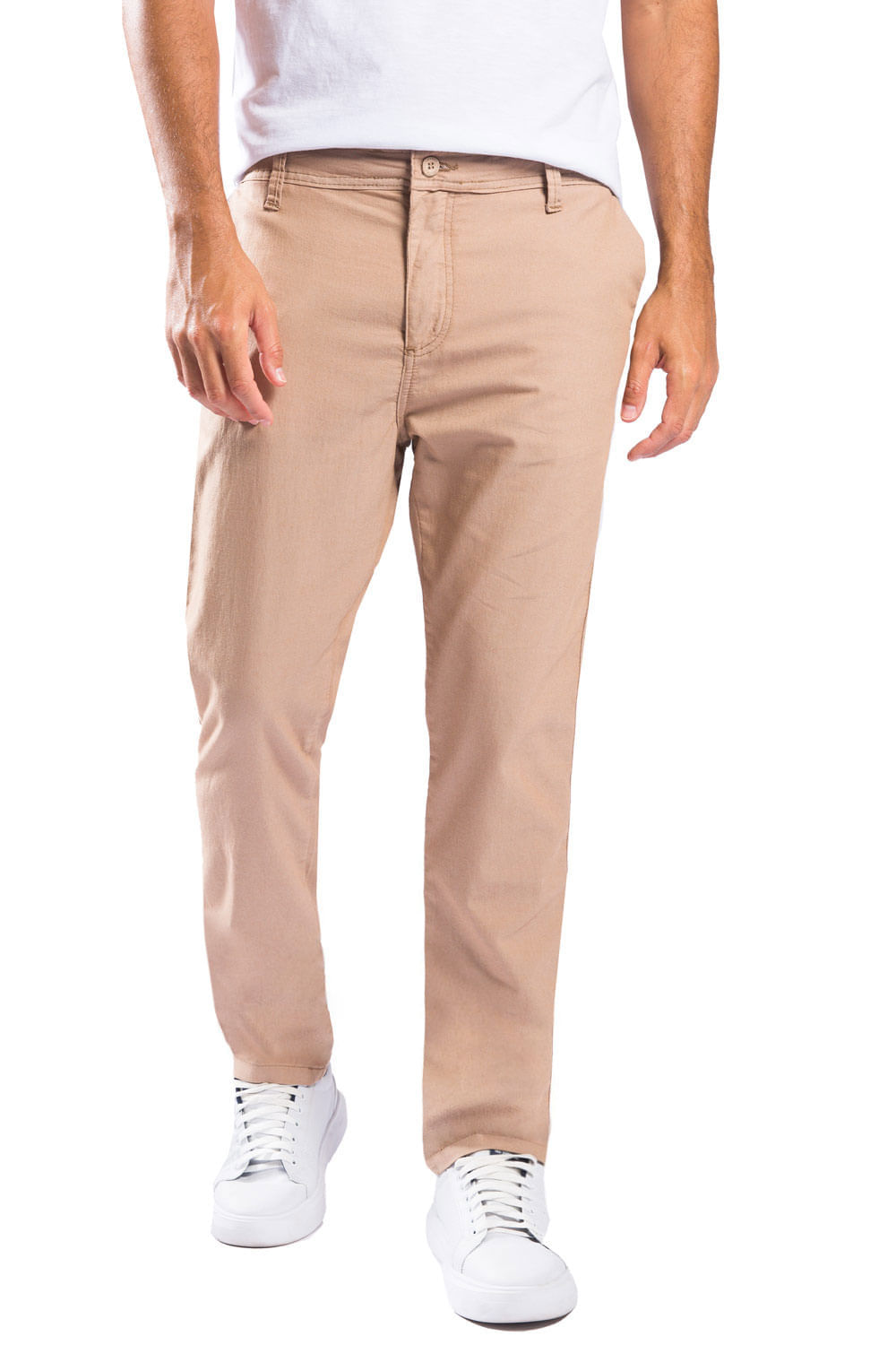 Calça Chino Flex Khaki