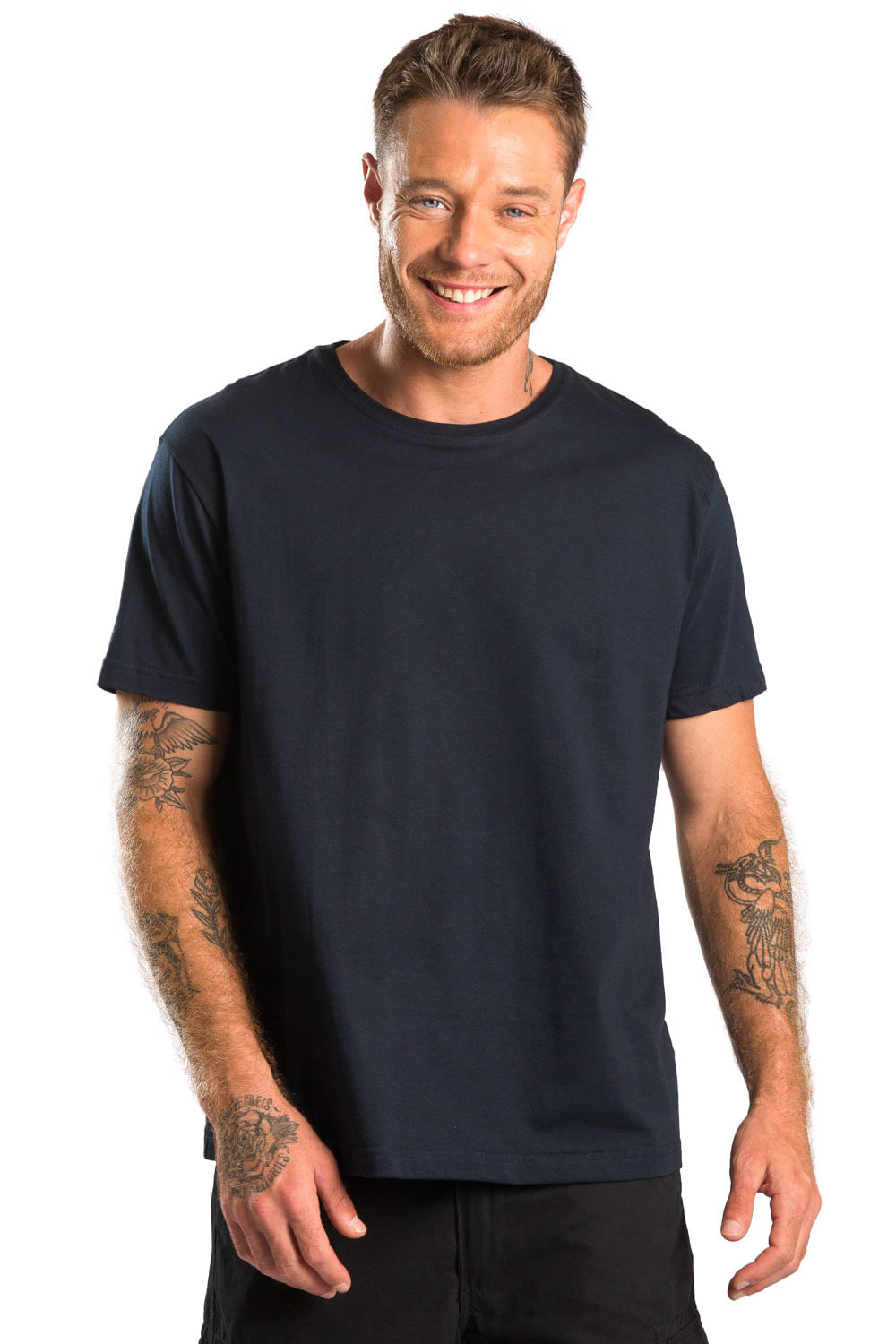 T-Shirt Básica Comfort Azul Marinho