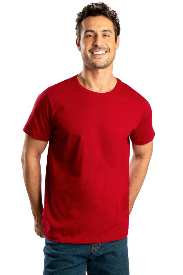T-Shirt Básica Color New Fit Vermelho Escuro VERMELHO ESCURO/P