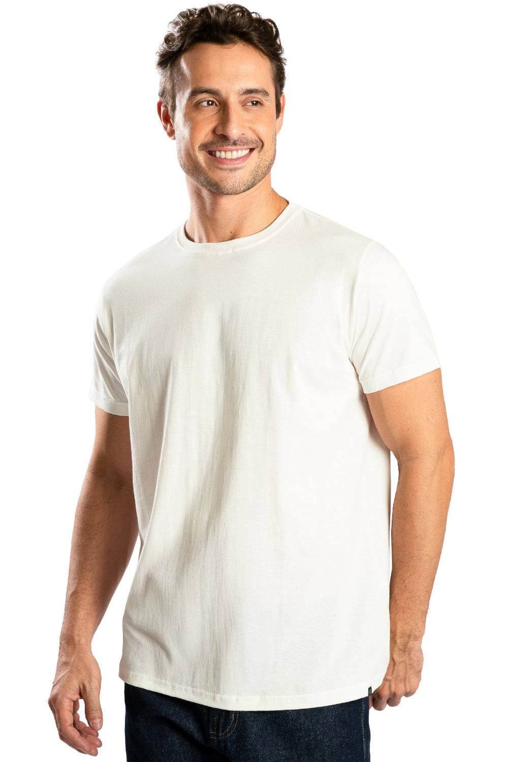 T-Shirt Básica Comfort Off White