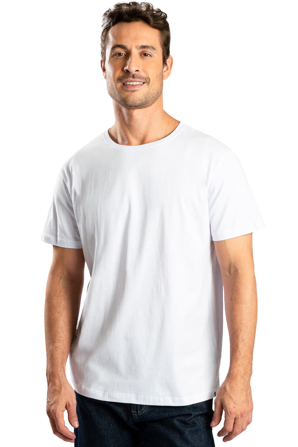 T-Shirt Básica Fit Branco