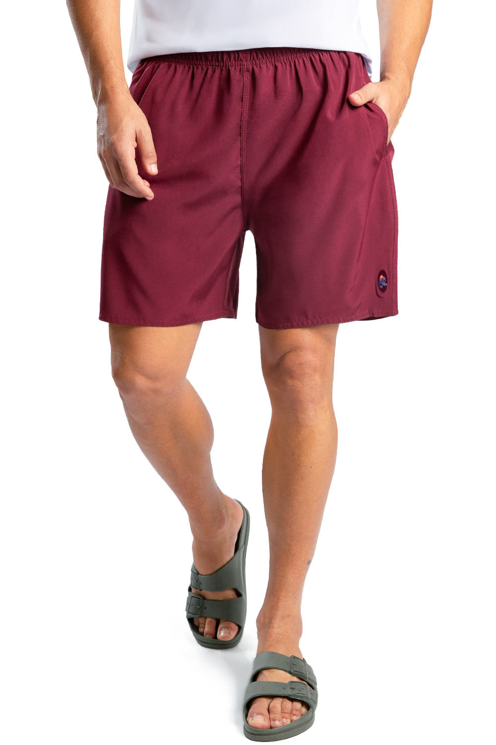 Short Liso Vinho