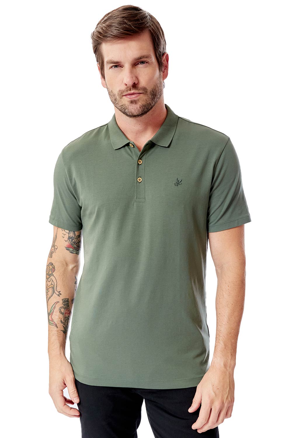 Polo Especial Pima Spandex Verde