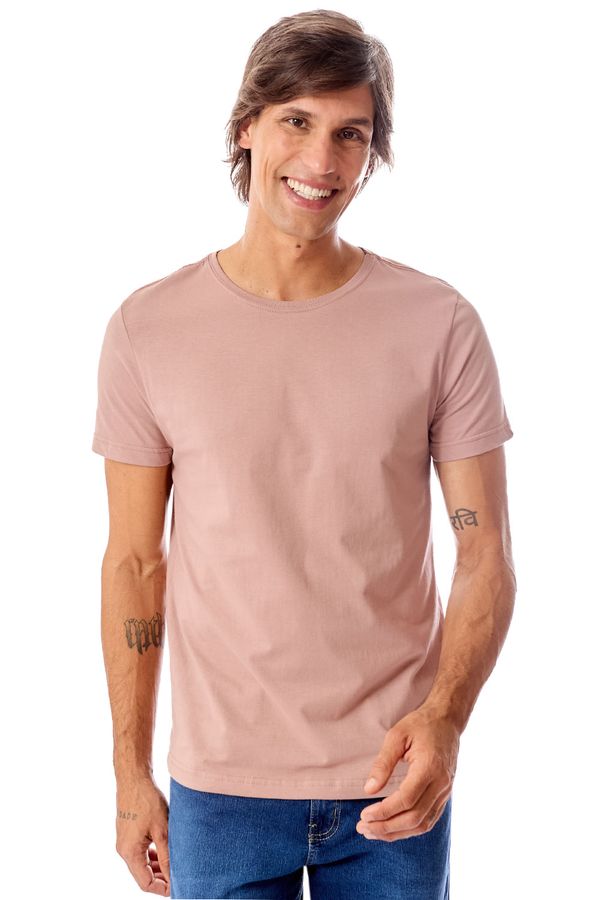 T-Shirt Básica Color New Fit Rosa Claro ROSA CLARO/GG