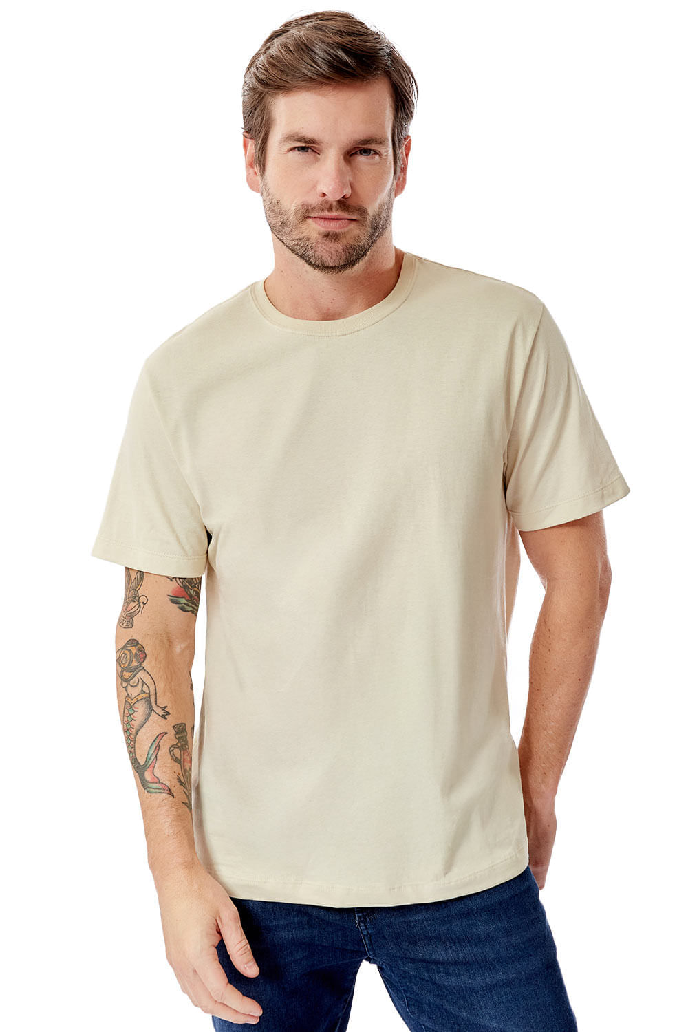T-Shirt Básica Comfort Off White