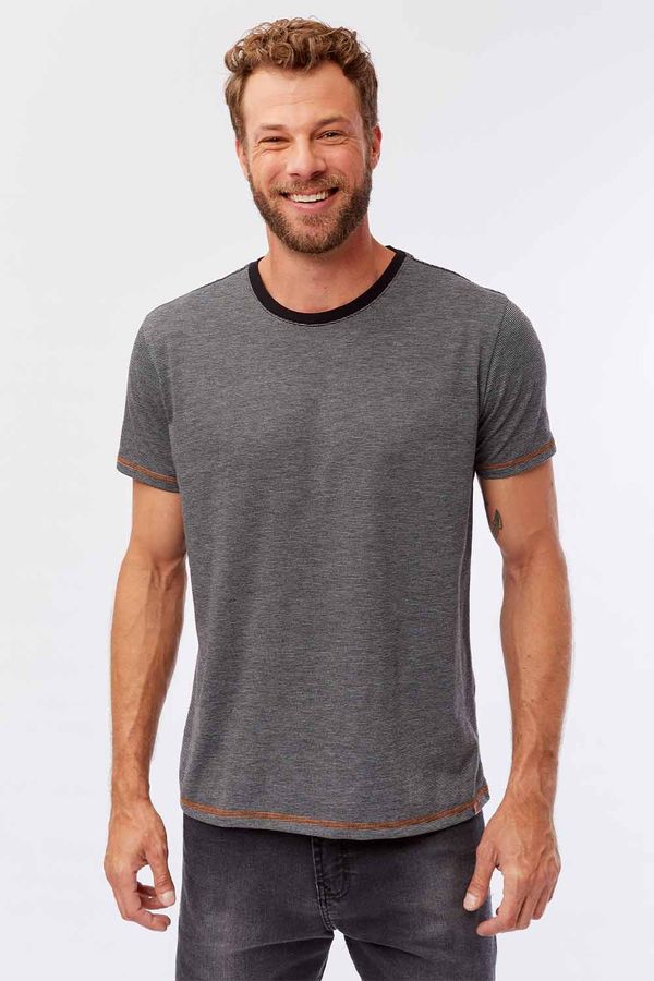 T-Shirt Listrada Preta PRETA/M