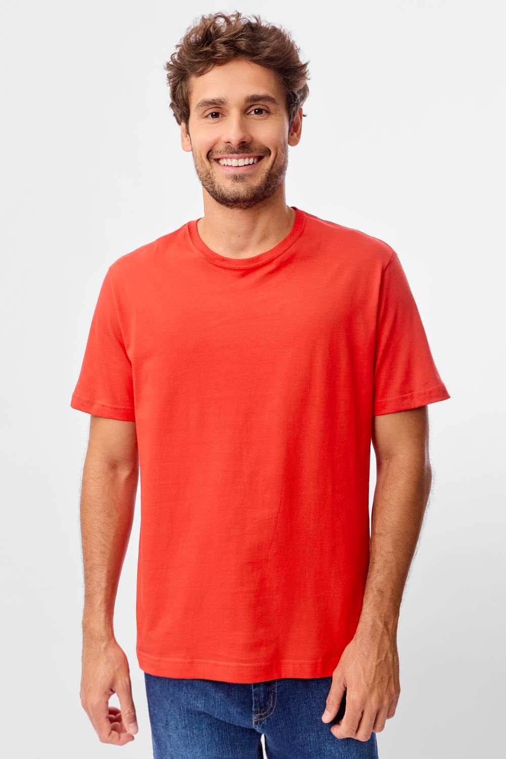 T-Shirt Básica Comfort Vermelha