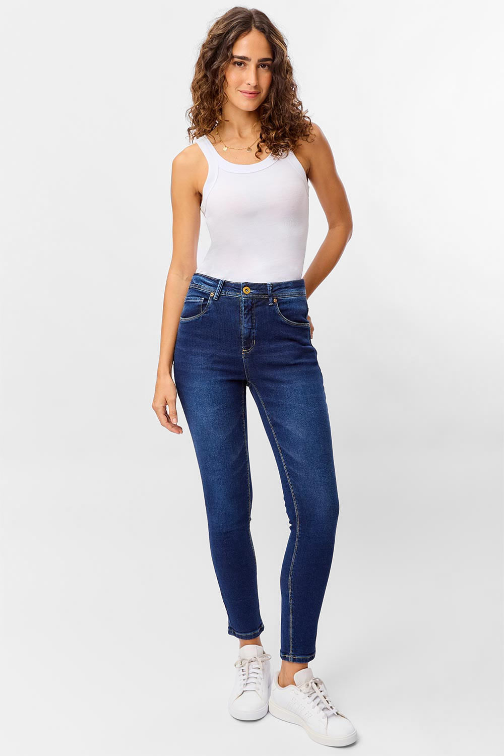 Calça Jeans Skinny Destroyer