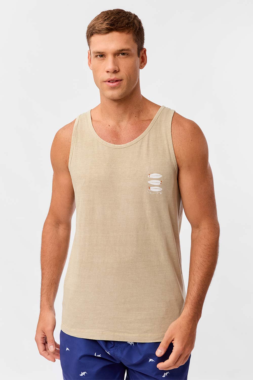 Regata Especial Stone Com Surfing Khaki