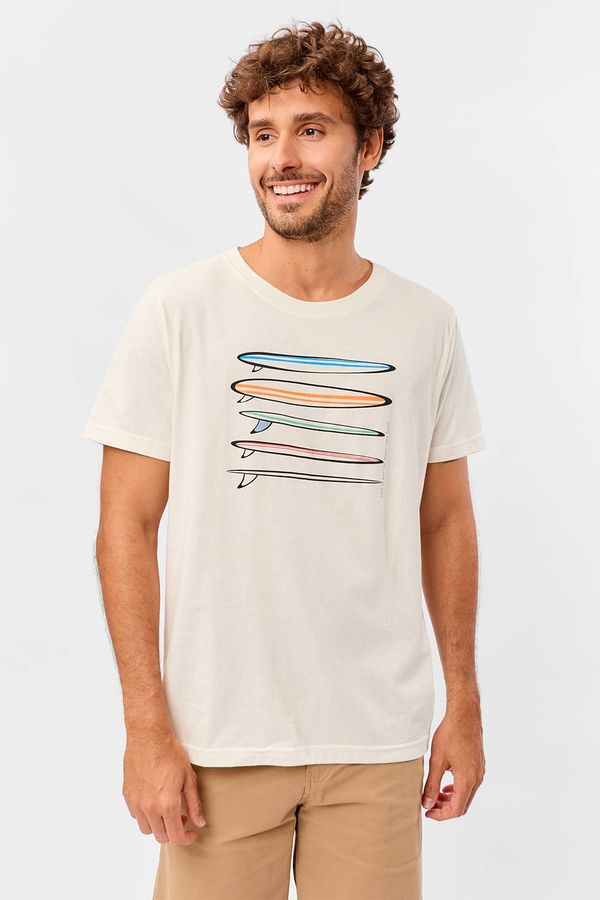 T-Shirt Estampada Surfboards Off White OFF WHITE/GG