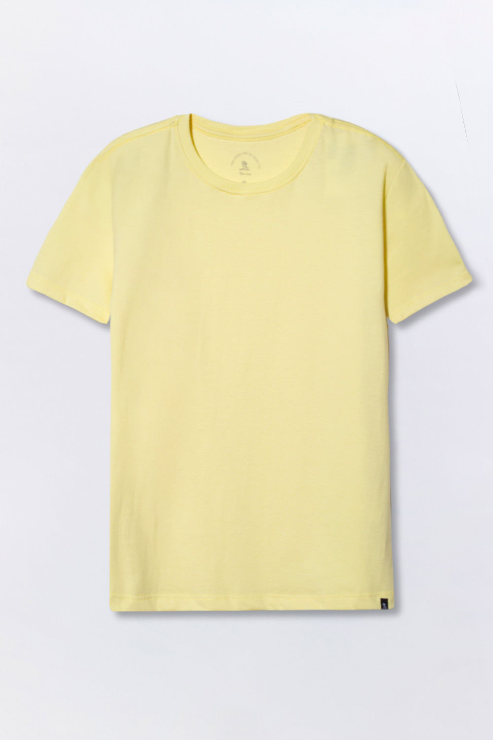 T-Shirt Infantil Básica Amarela Clara