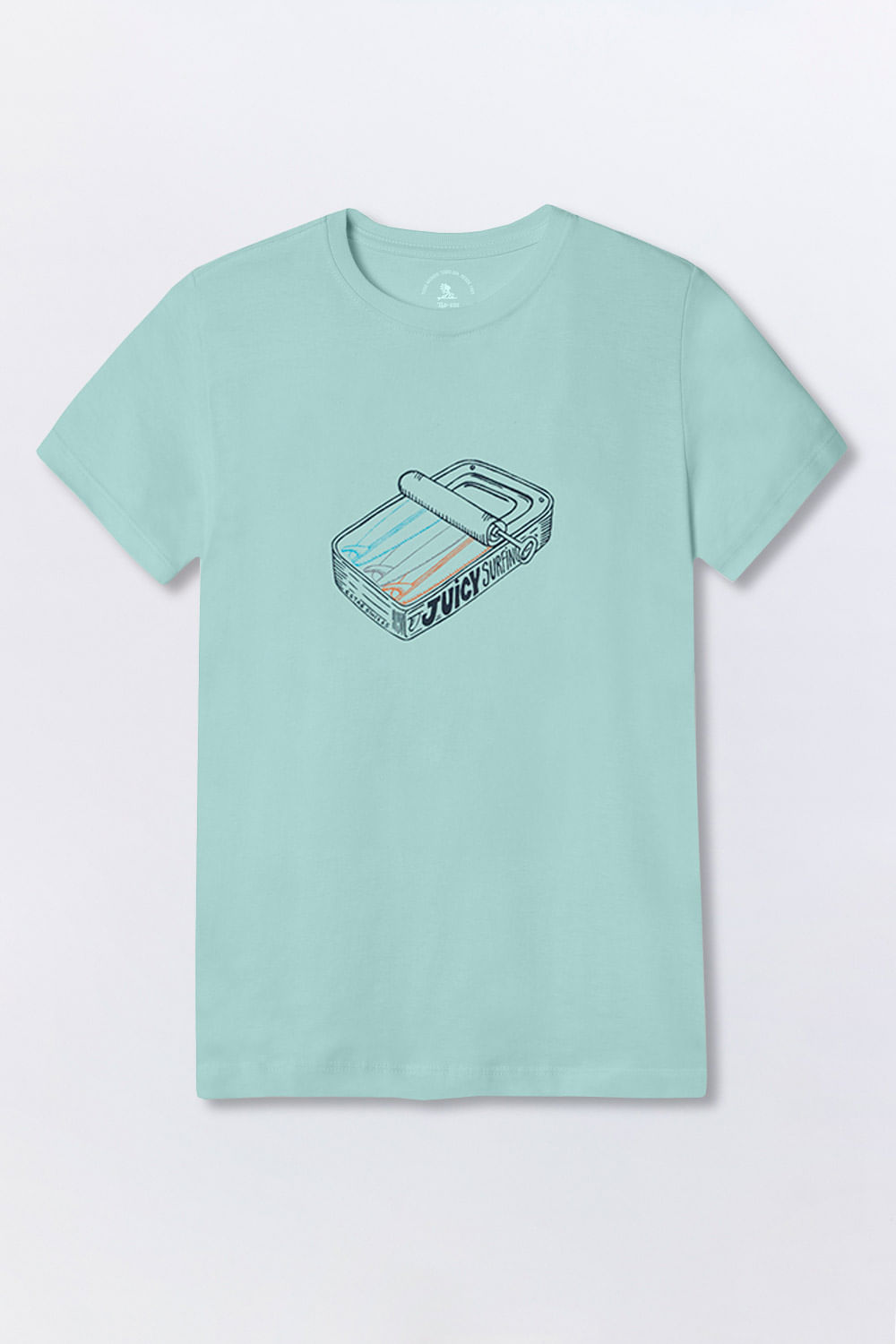 T-Shirt Infantil Surfing Verde Clara
