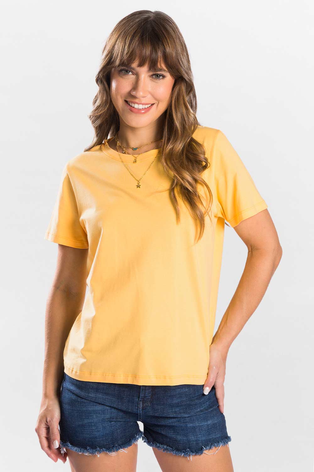 Blusa Básica Egípcia Premium Amarelo