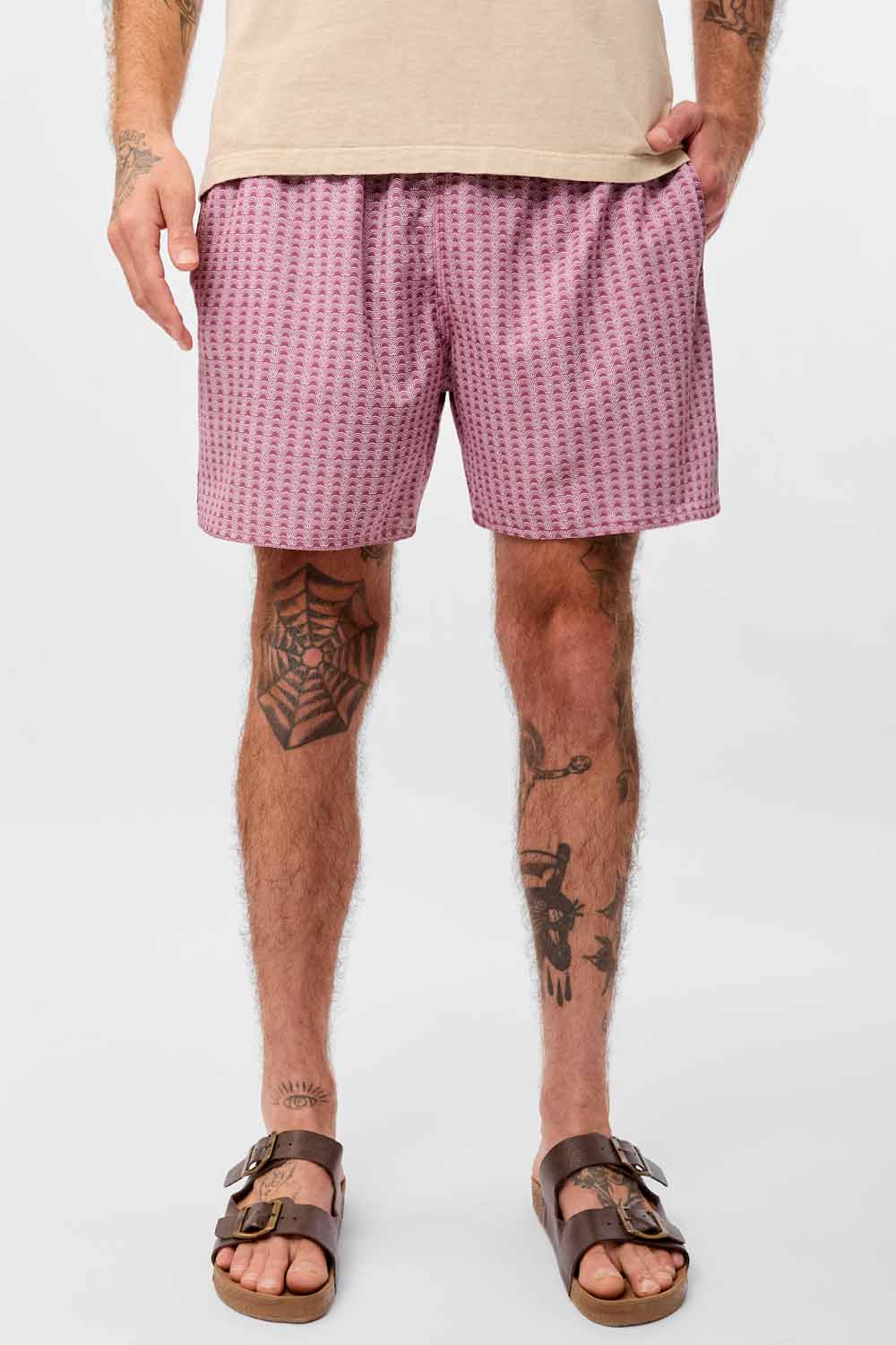 Short Estampado Flex Mini Print Vermelho