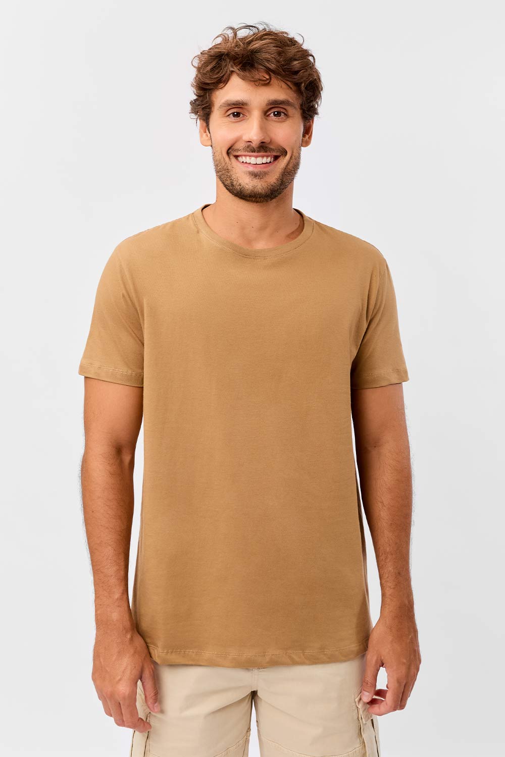 T-Shirt Básica Fit Café