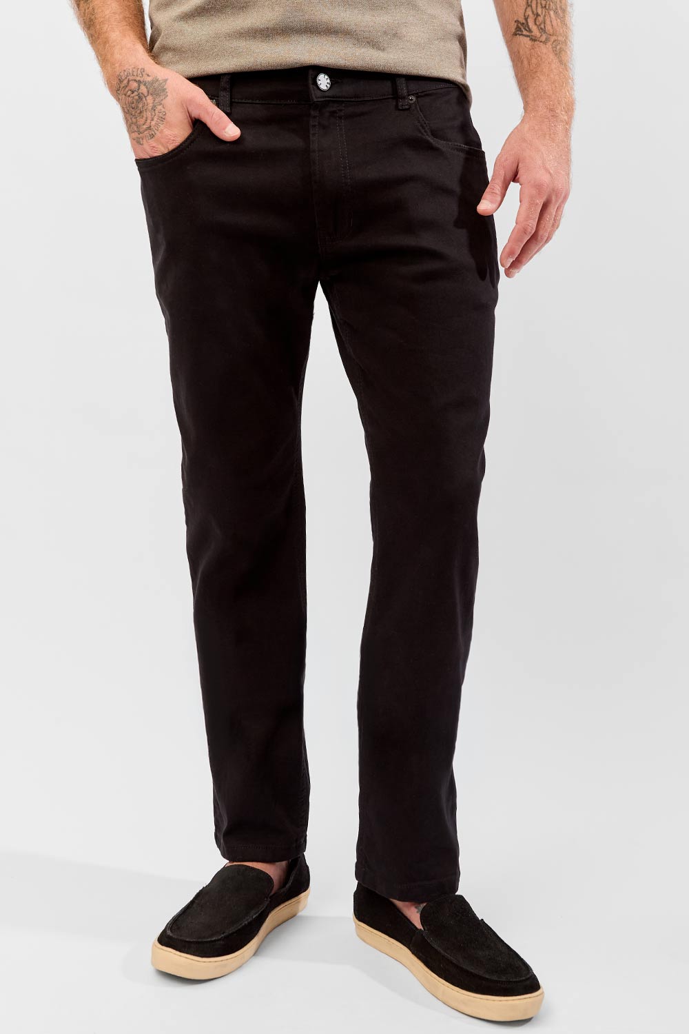 Calça Color Slim Preta