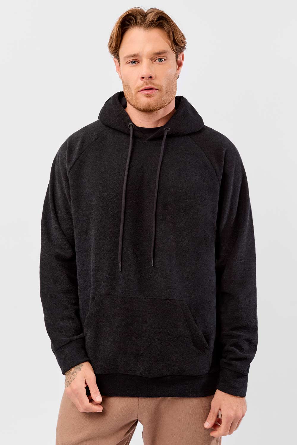 Casaco Moletom Bouclé Preto