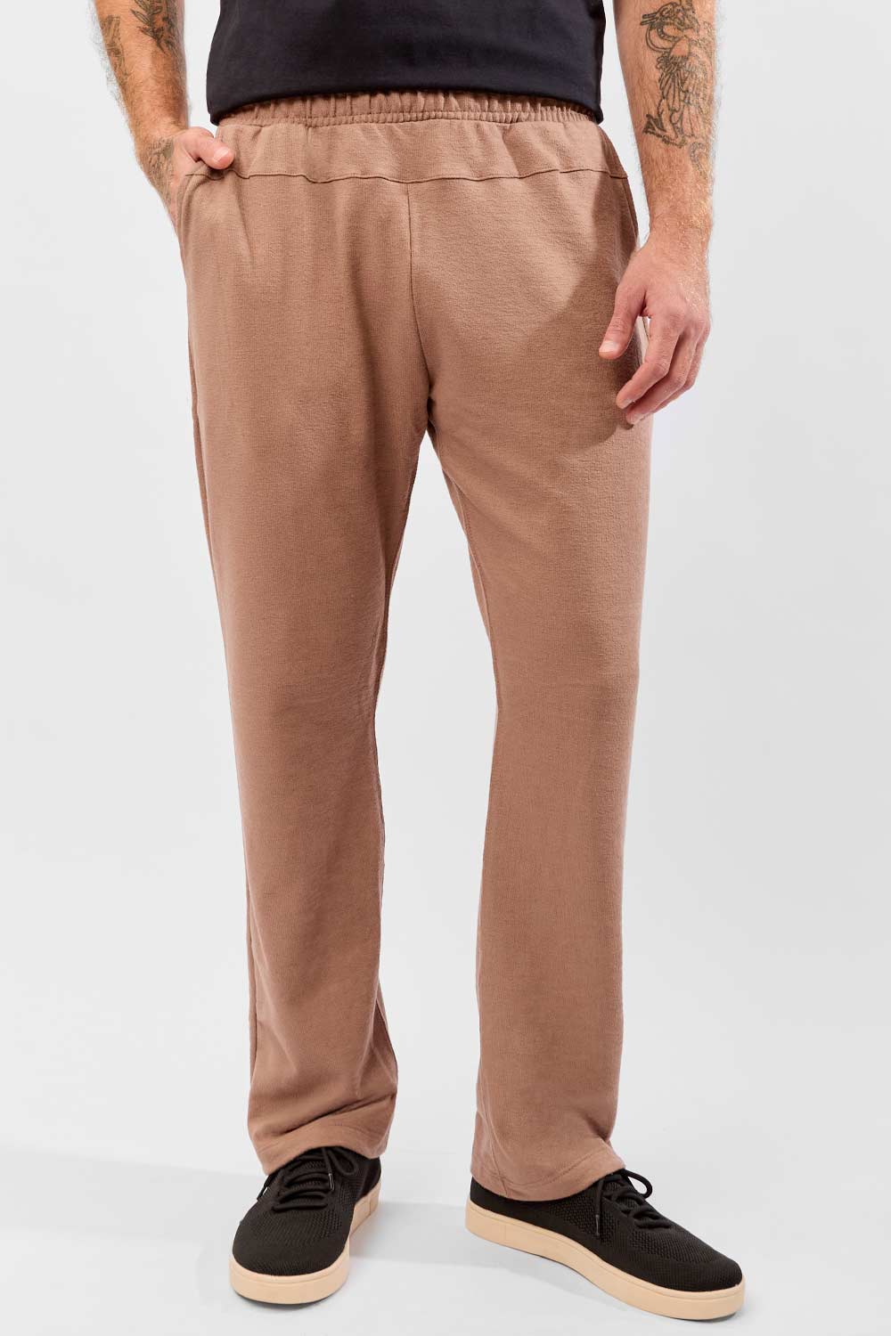 Calça Moletom Tricot Khaki
