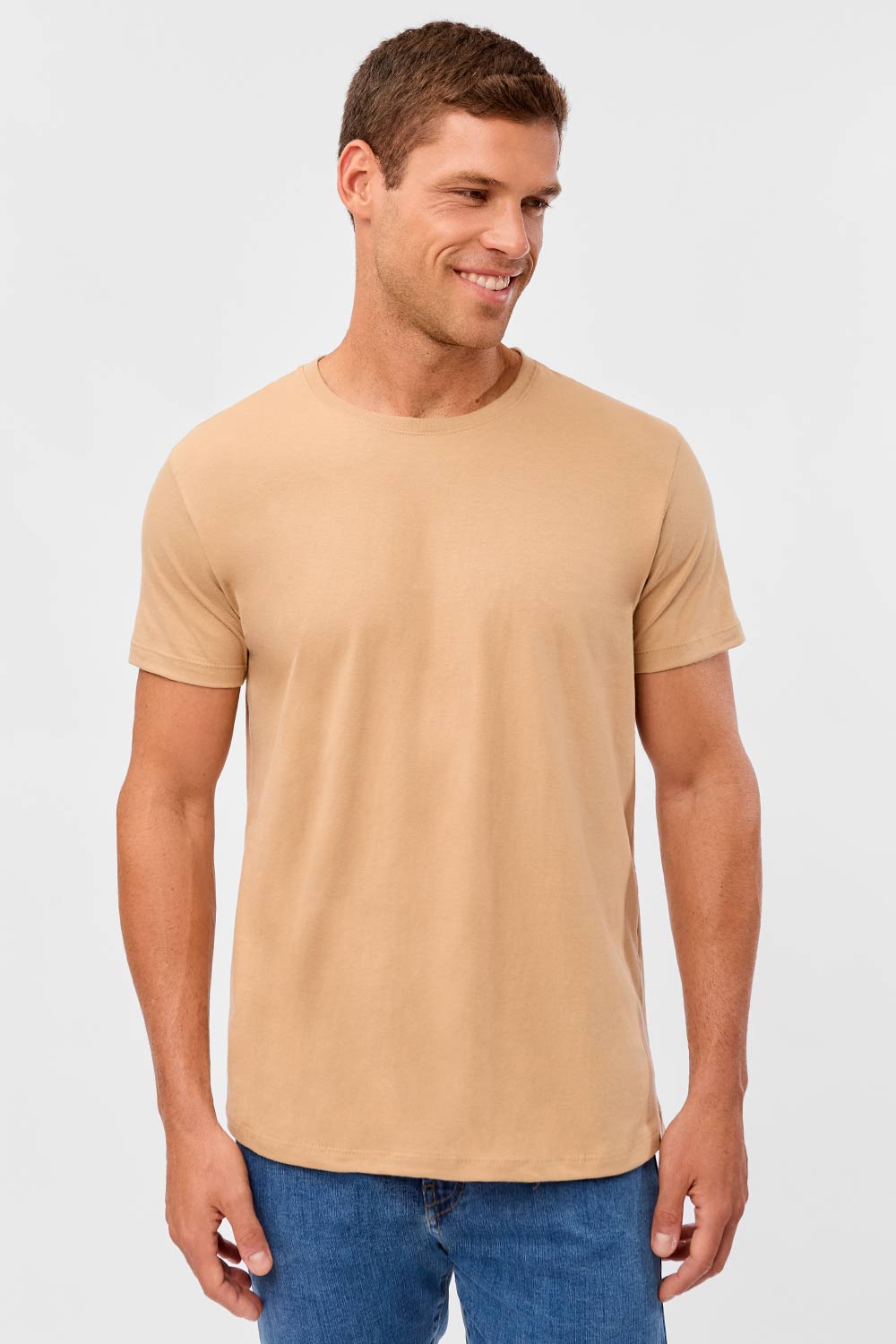 T-Shirt Básica Comfort Khaki