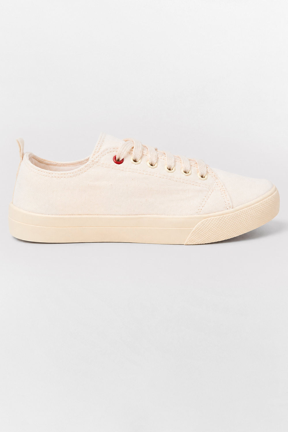 Tênis Canvas Flor Off White