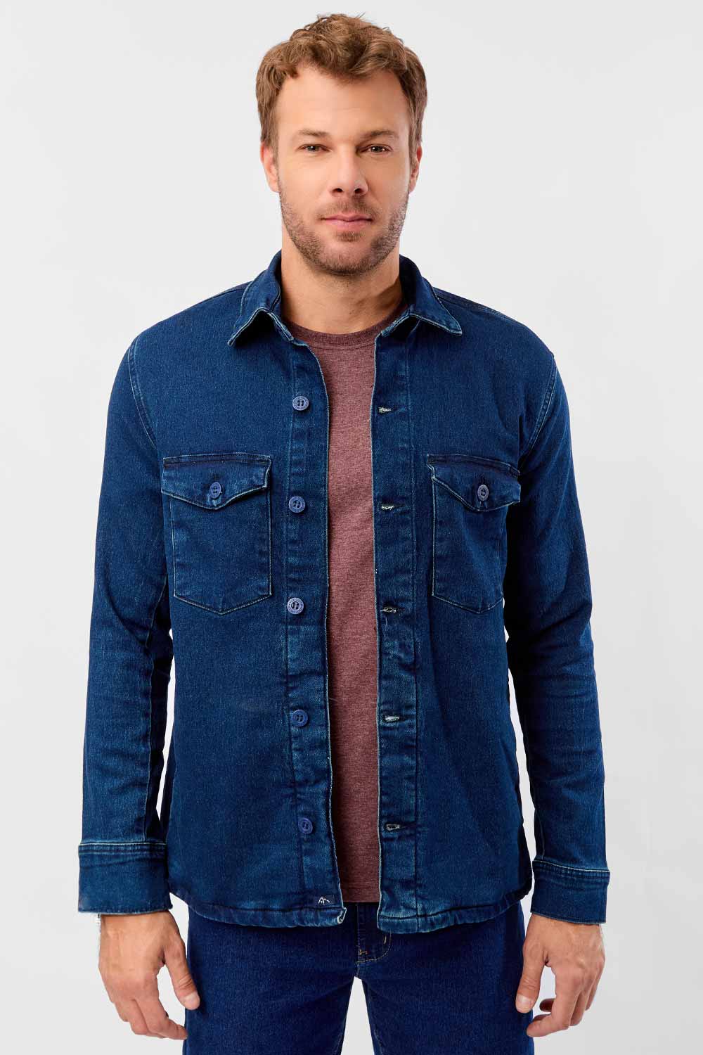 Jaqueta Jeans Azul