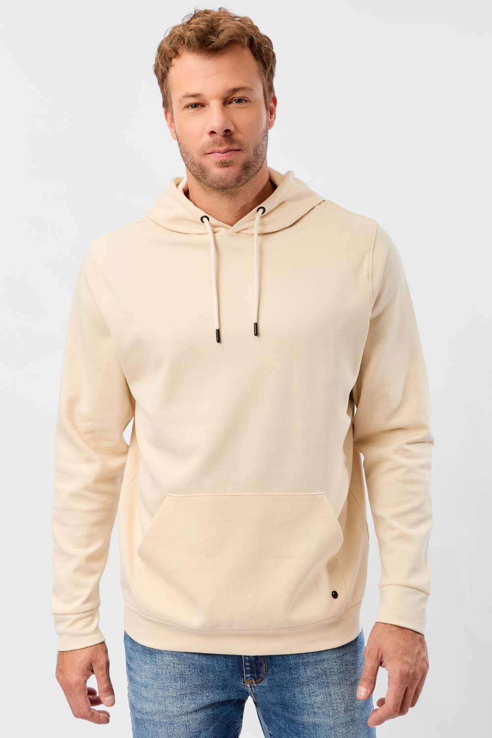 Casaco Suedine Interlock Off White