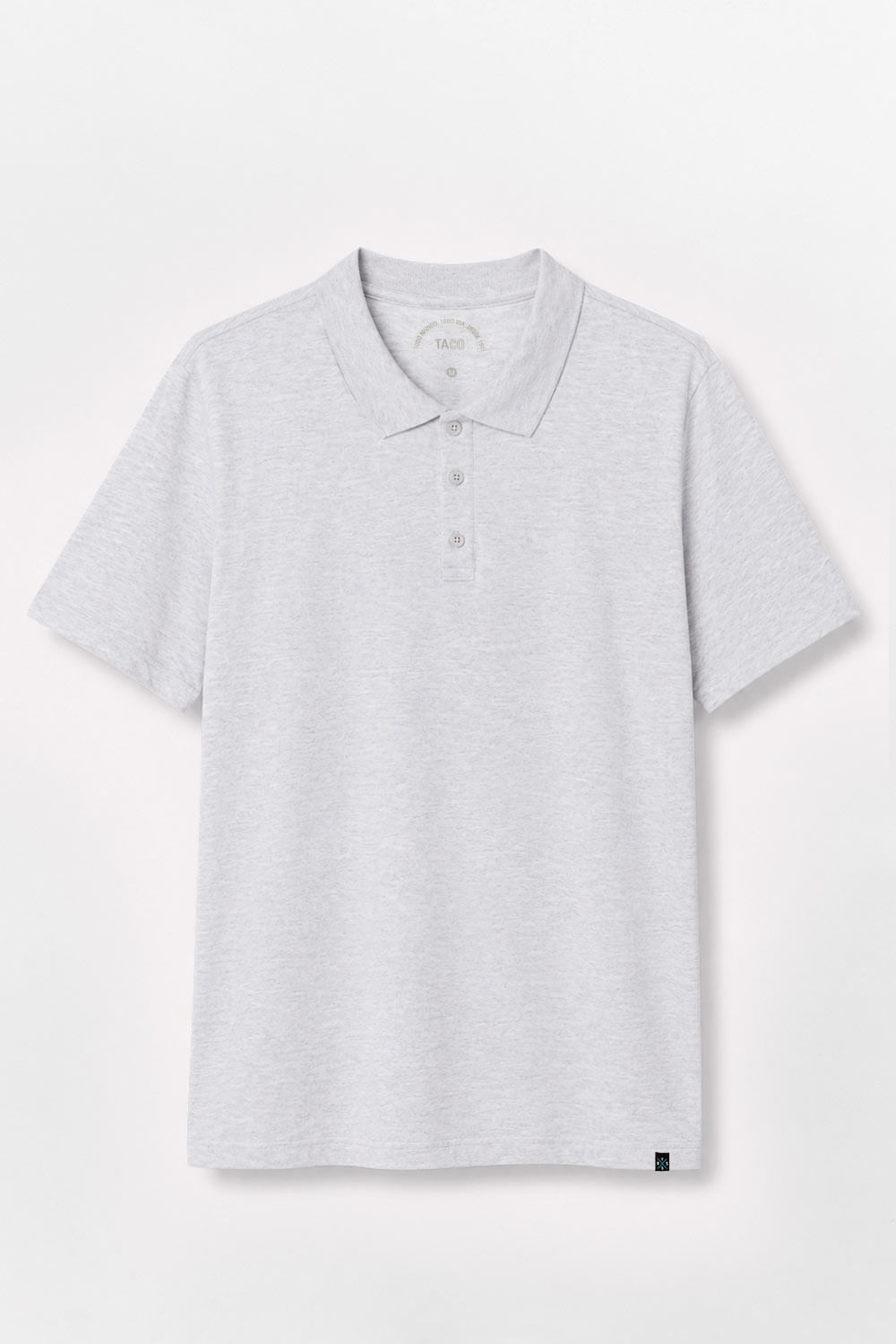 Polo Básica Fit Mescla Cru