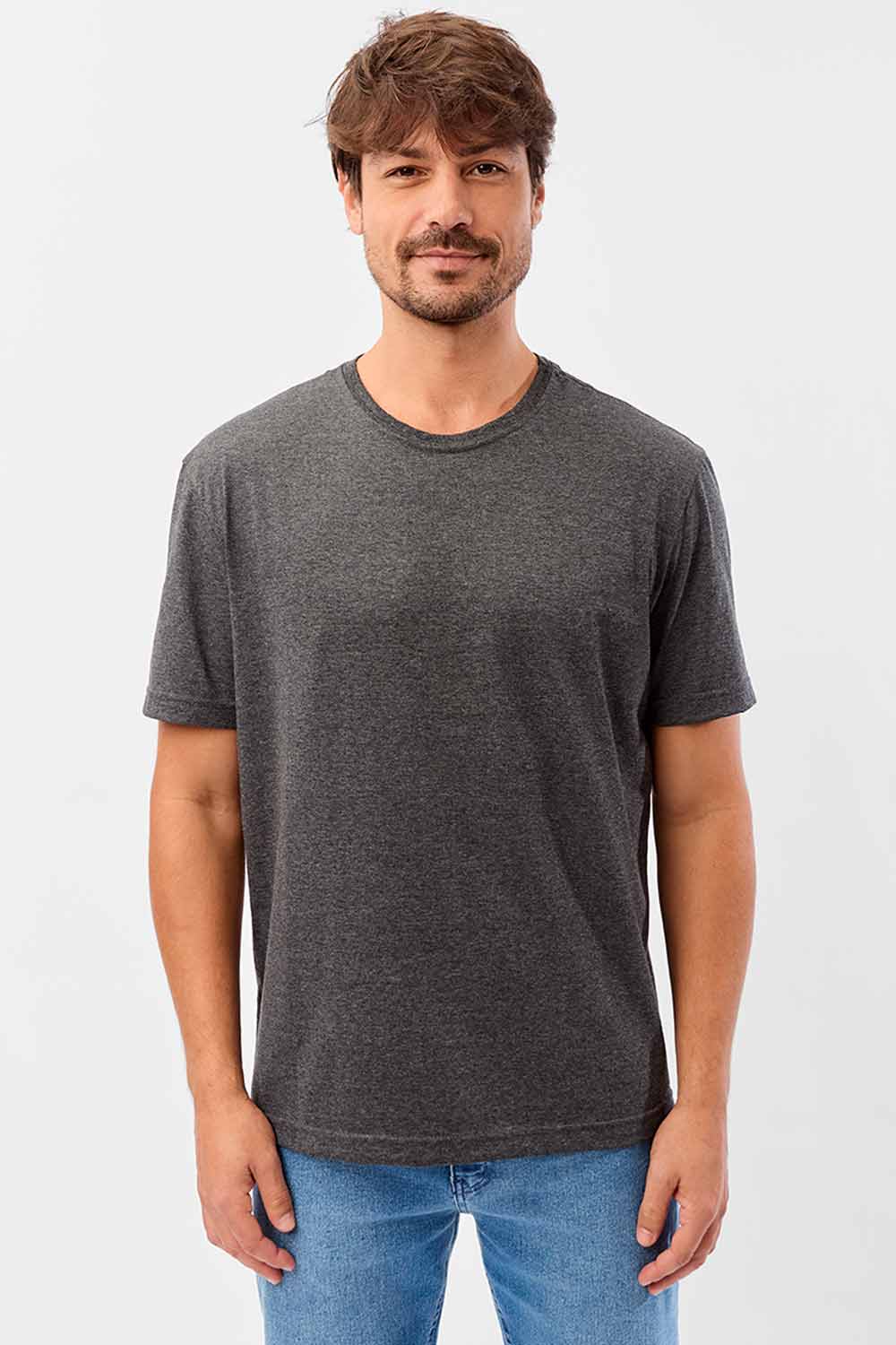 T-Shirt Básica Comfort Grafite