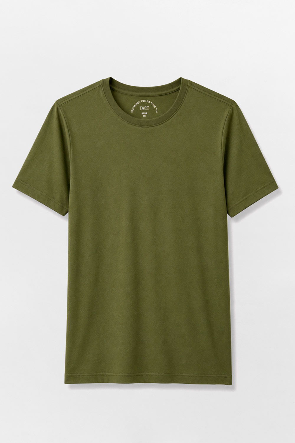 T-Shirt Básica Fit Verde Musgo