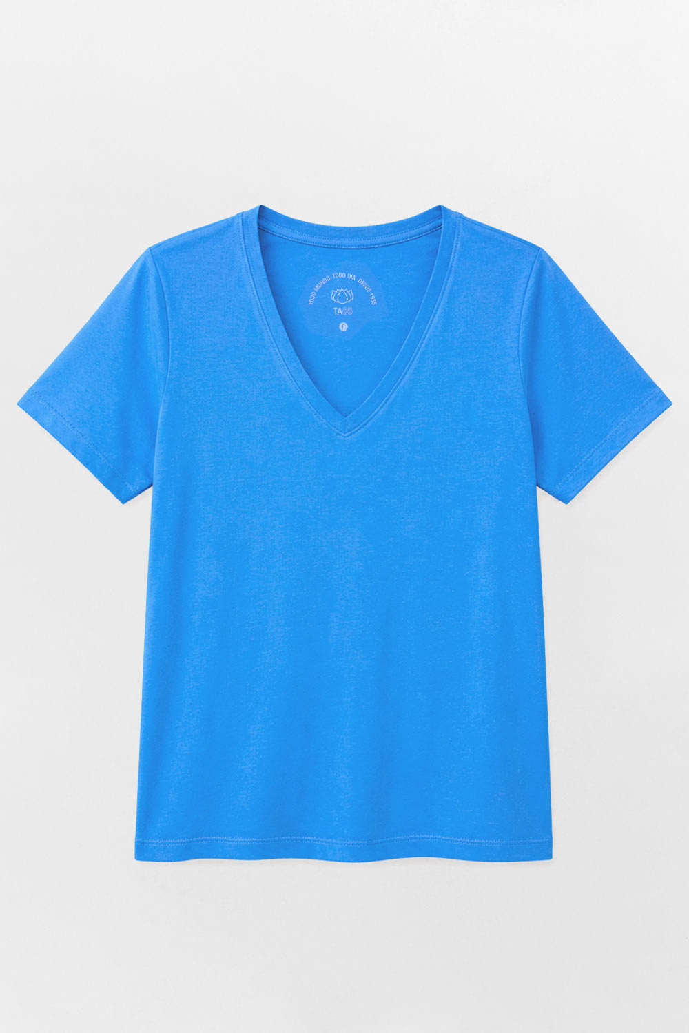 Blusa Básica Fio Penteado Azul